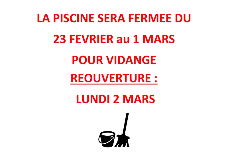 vidange fevrier 2026