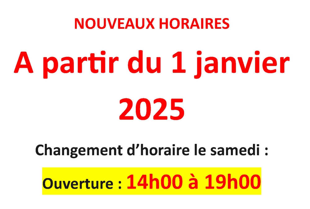 Piscine2025 horaire du samedi